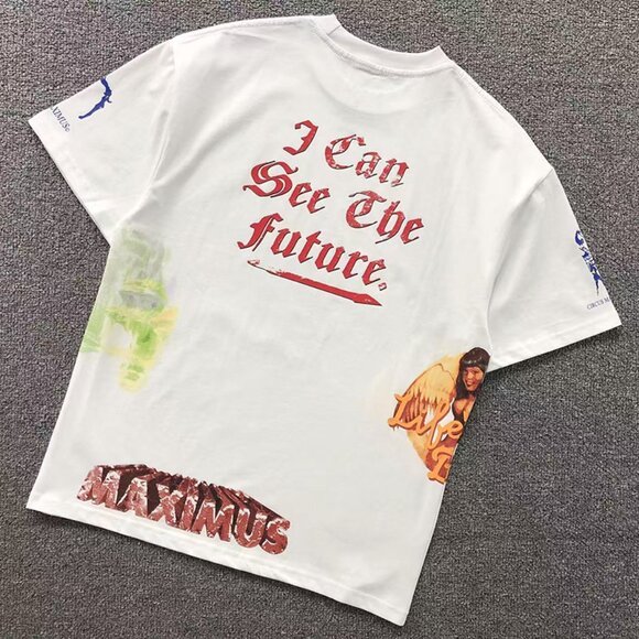 Travis Scott Utopia Circus Maximus See The Future Tee White - Picture 4 of 11
